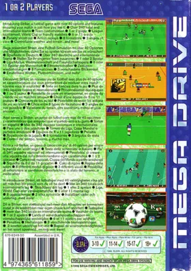 Striker (Europe) (Beta) box cover back